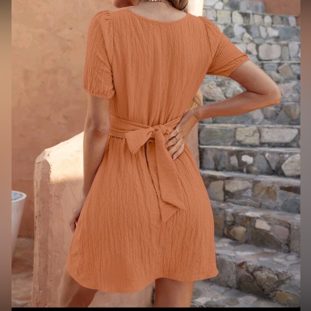 SHEIN Short Sleeve Dress Size Large - Picture 3 of 11
